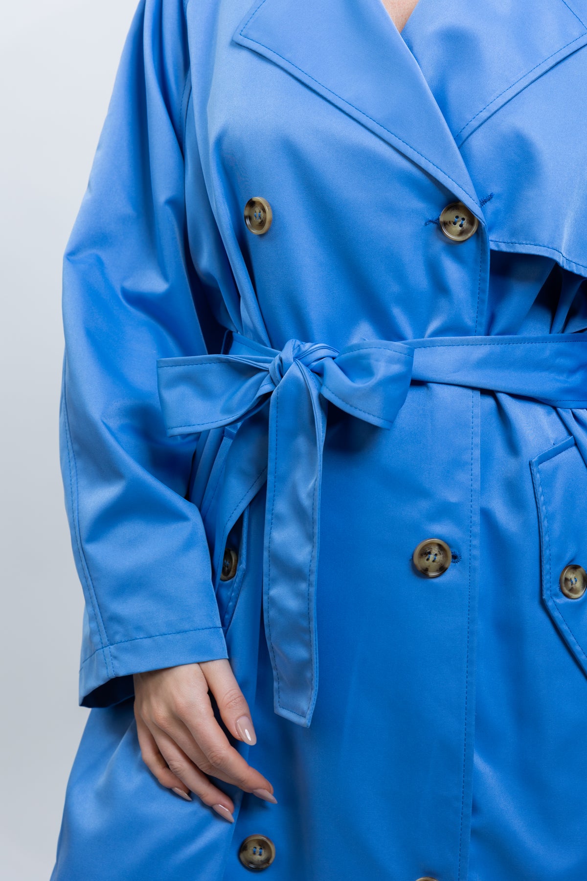 TRENCH LONG A CEINTURE Femme - K-ZELL PARIS