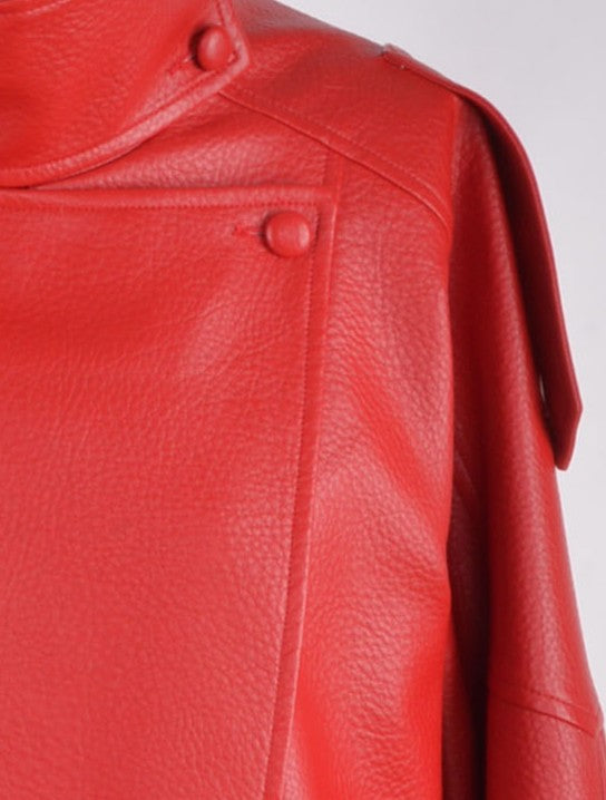 BLOUSON MOTARD EN SIMILICUIR