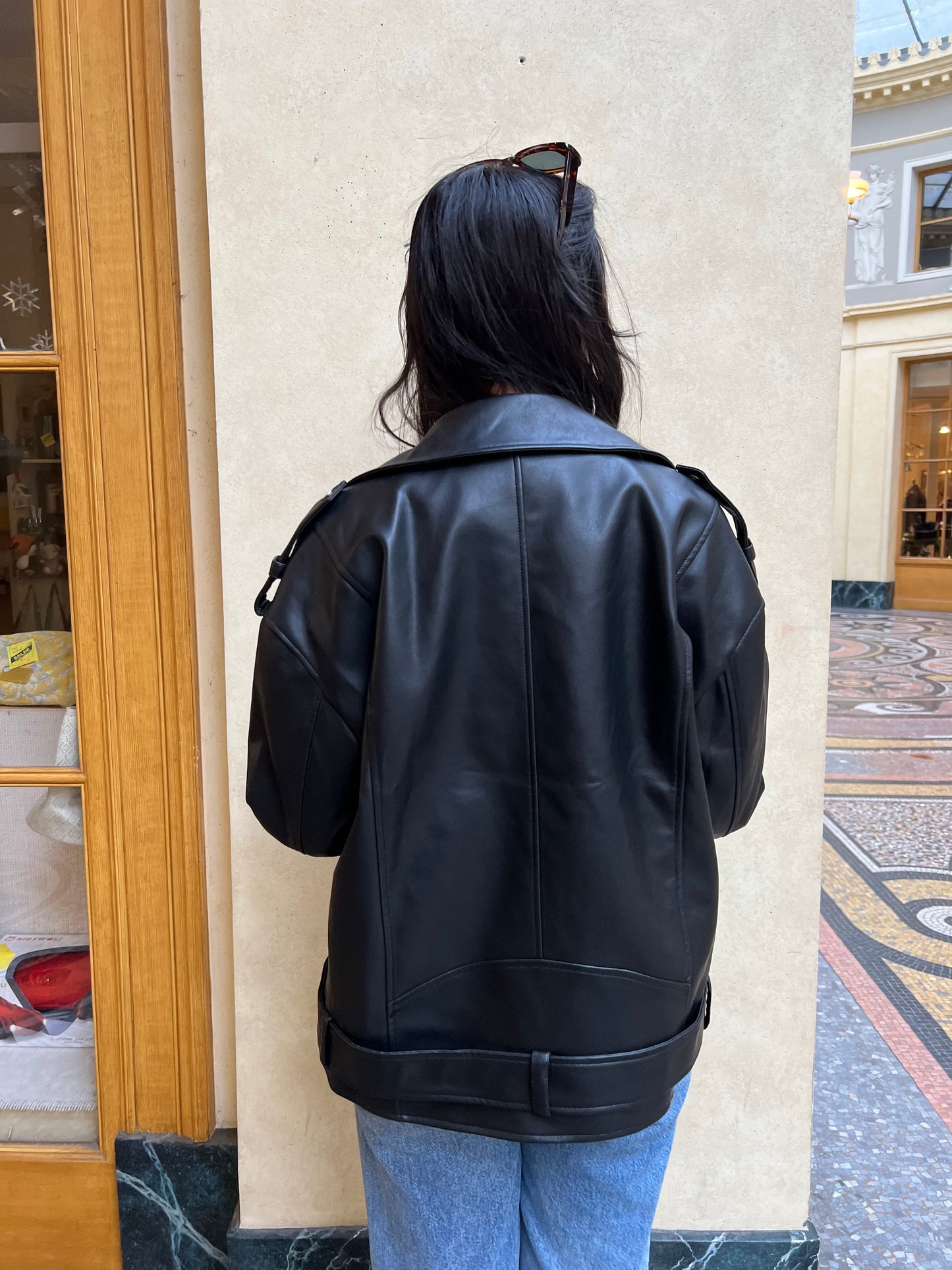 PERFECTO OVERSIZE EN SIMILICUIR