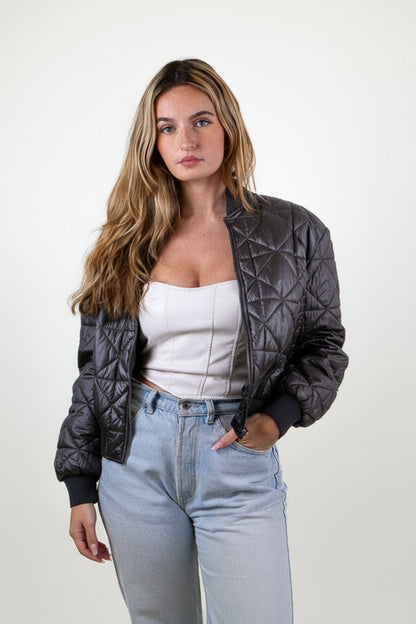 BOMBER MATELASSÉ