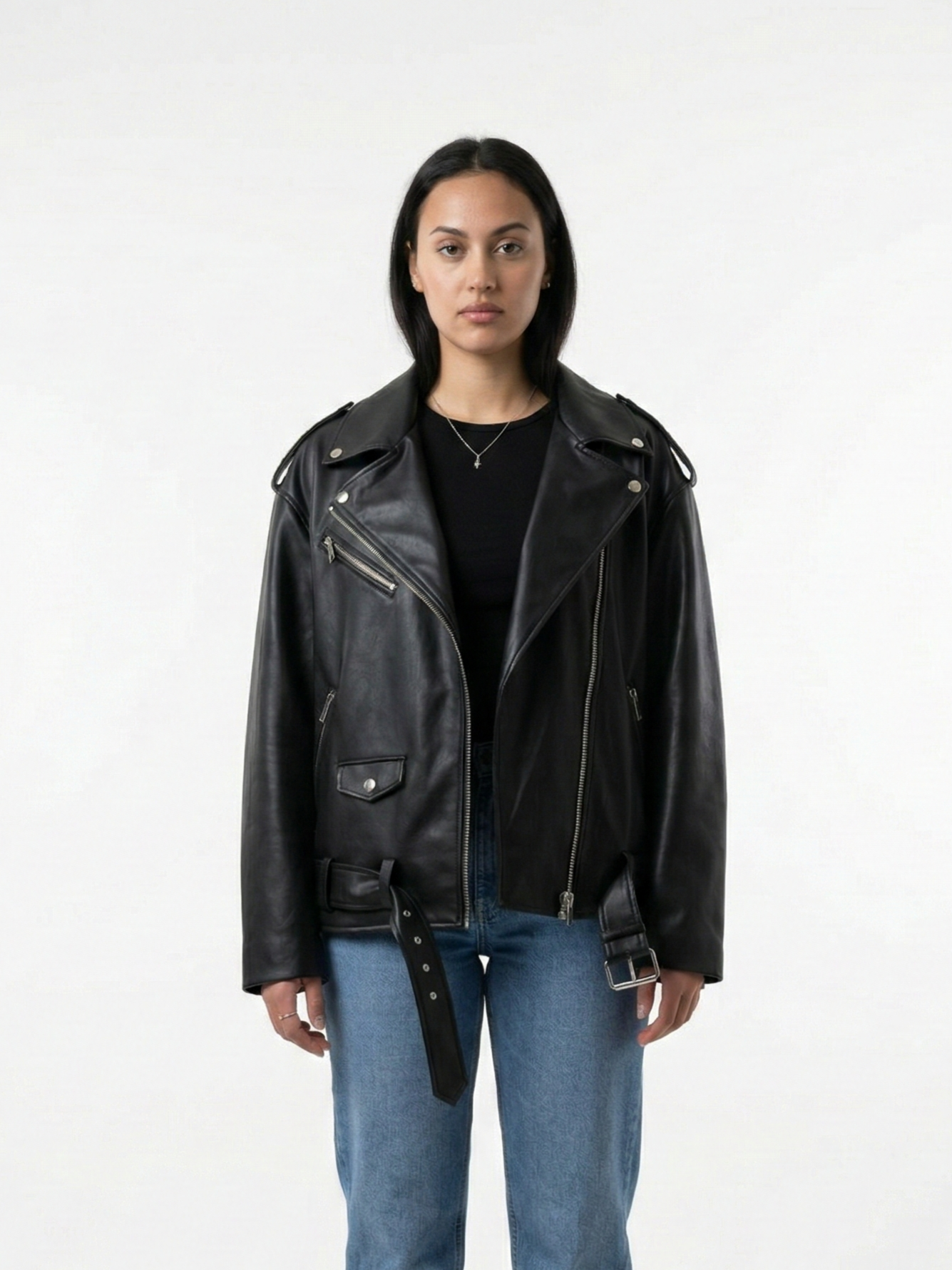 PERFECTO OVERSIZE EN SIMILICUIR