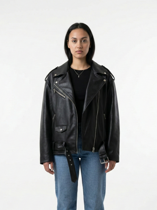 PERFECTO OVERSIZE EN SIMILICUIR