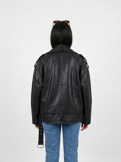 PERFECTO OVERSIZE EN SIMILICUIR