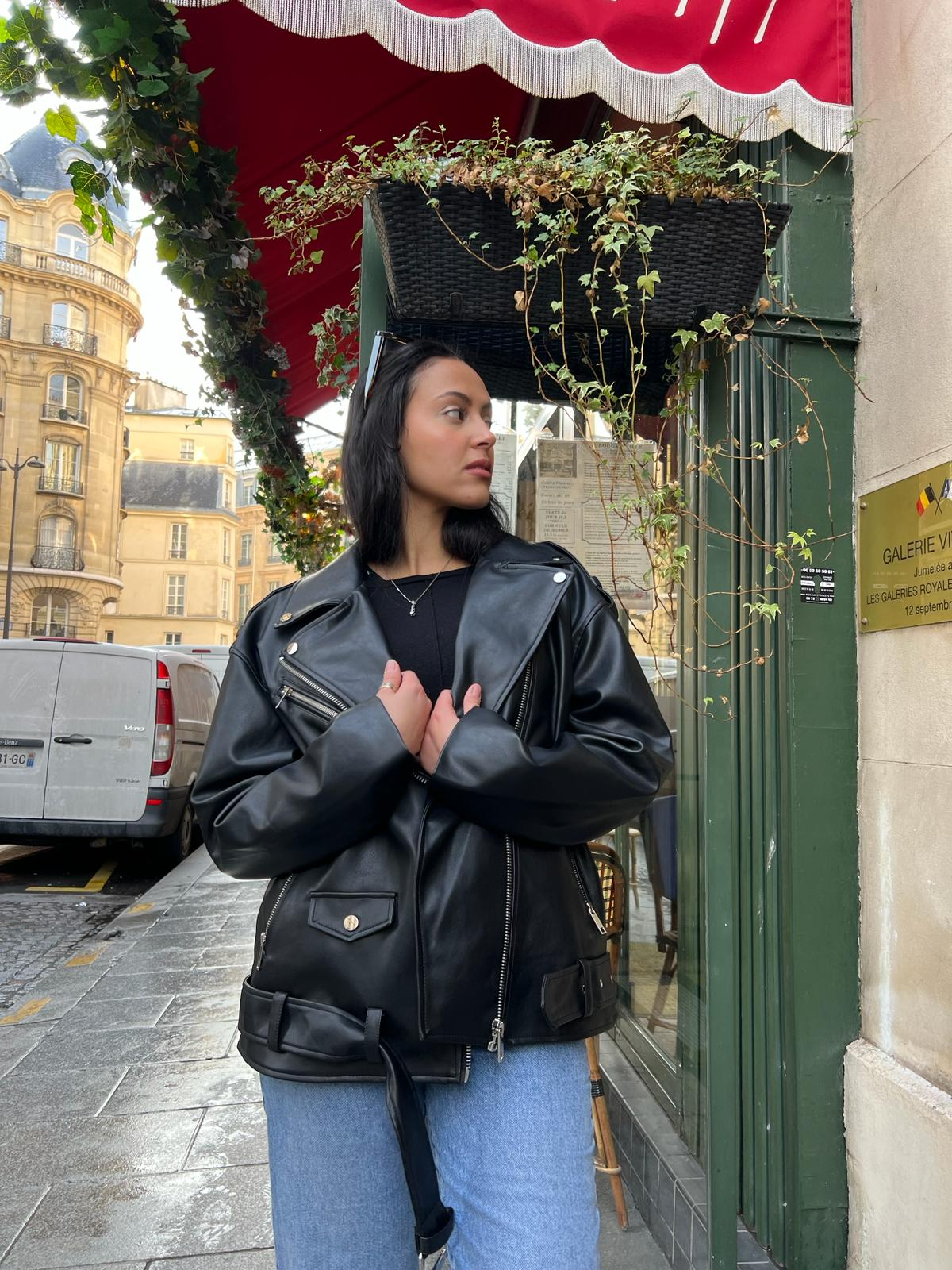 PERFECTO OVERSIZE EN SIMILICUIR