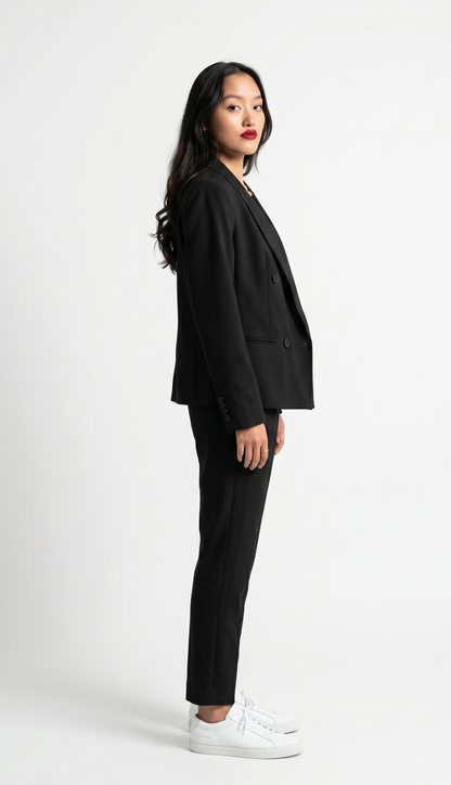 BLAZER À DOUBLE BOUTONNAGE Femme - K-ZELL PARIS