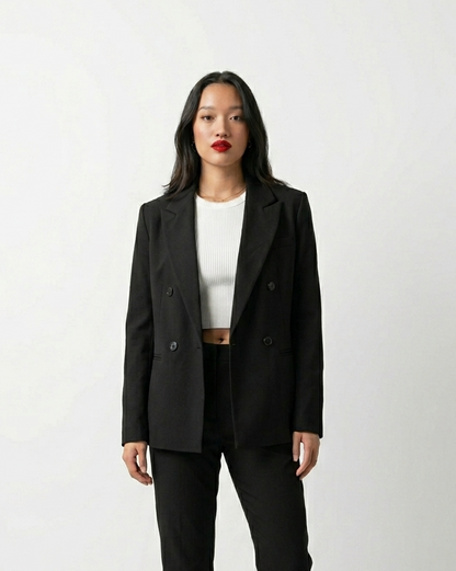 BLAZER À DOUBLE BOUTONNAGE