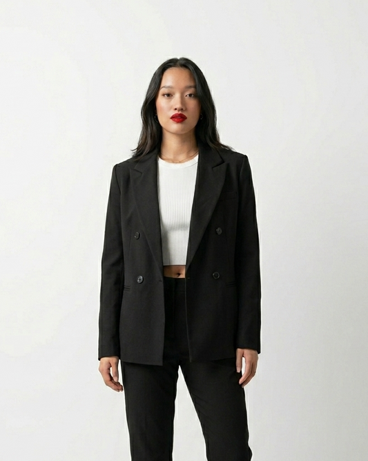 BLAZER À DOUBLE BOUTONNAGE