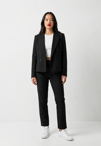 BLAZER À DOUBLE BOUTONNAGE Femme - K-ZELL PARIS