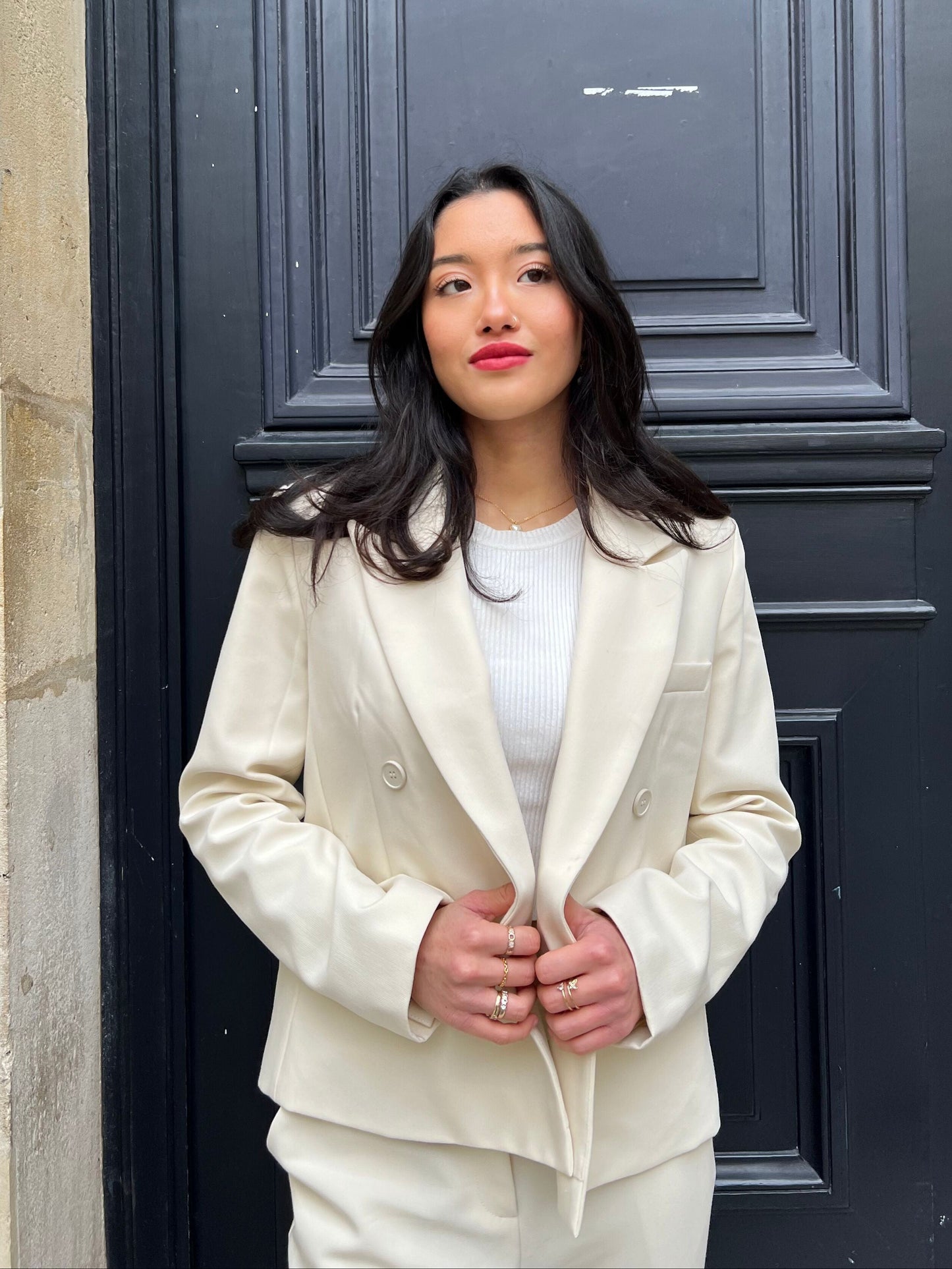 BLAZER À DOUBLE BOUTONNAGE