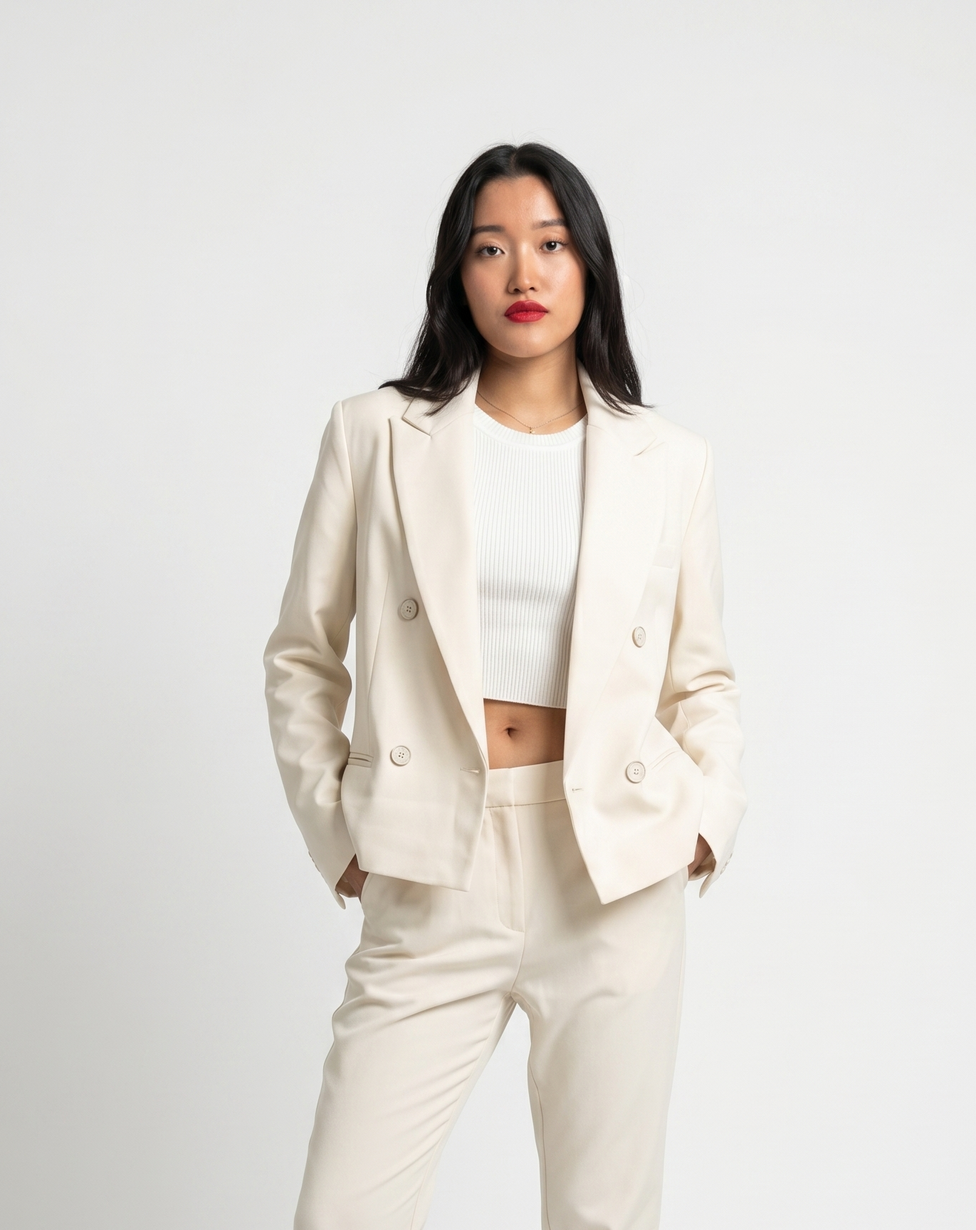 BLAZER À DOUBLE BOUTONNAGE