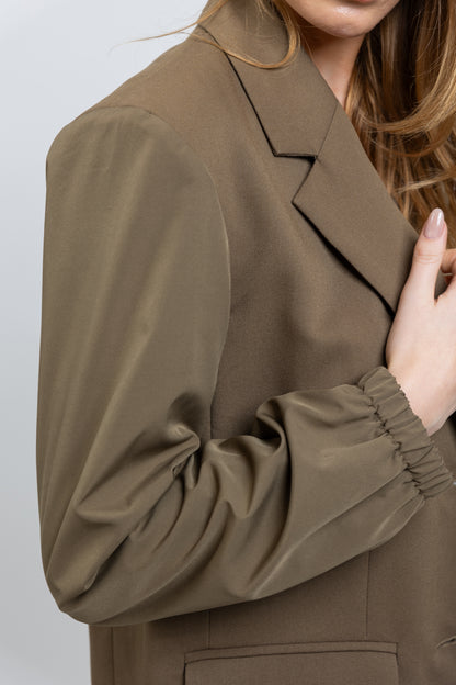 LE BLAZER BI-MATIÈRE