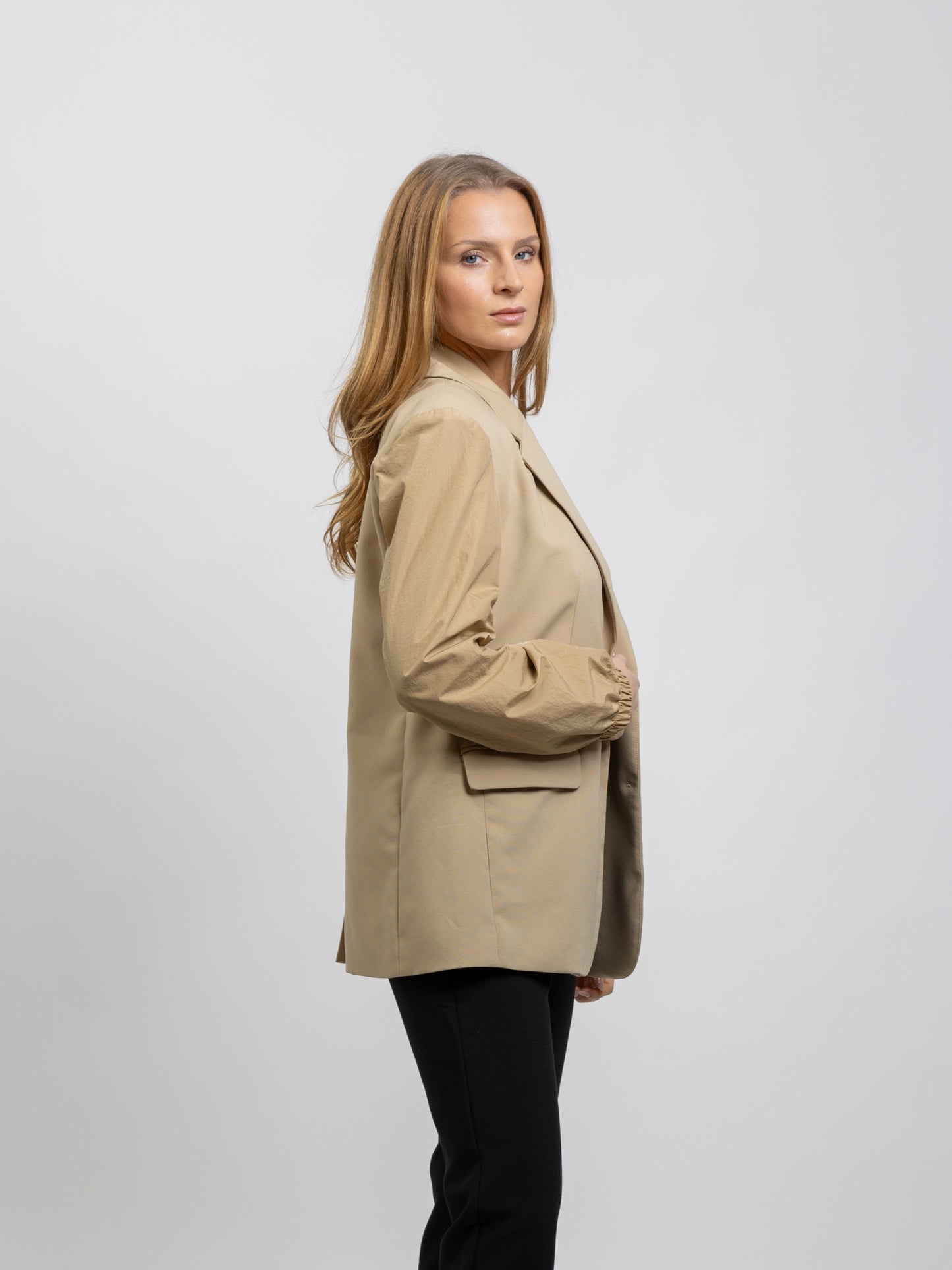 LE BLAZER BI-MATIÈRE