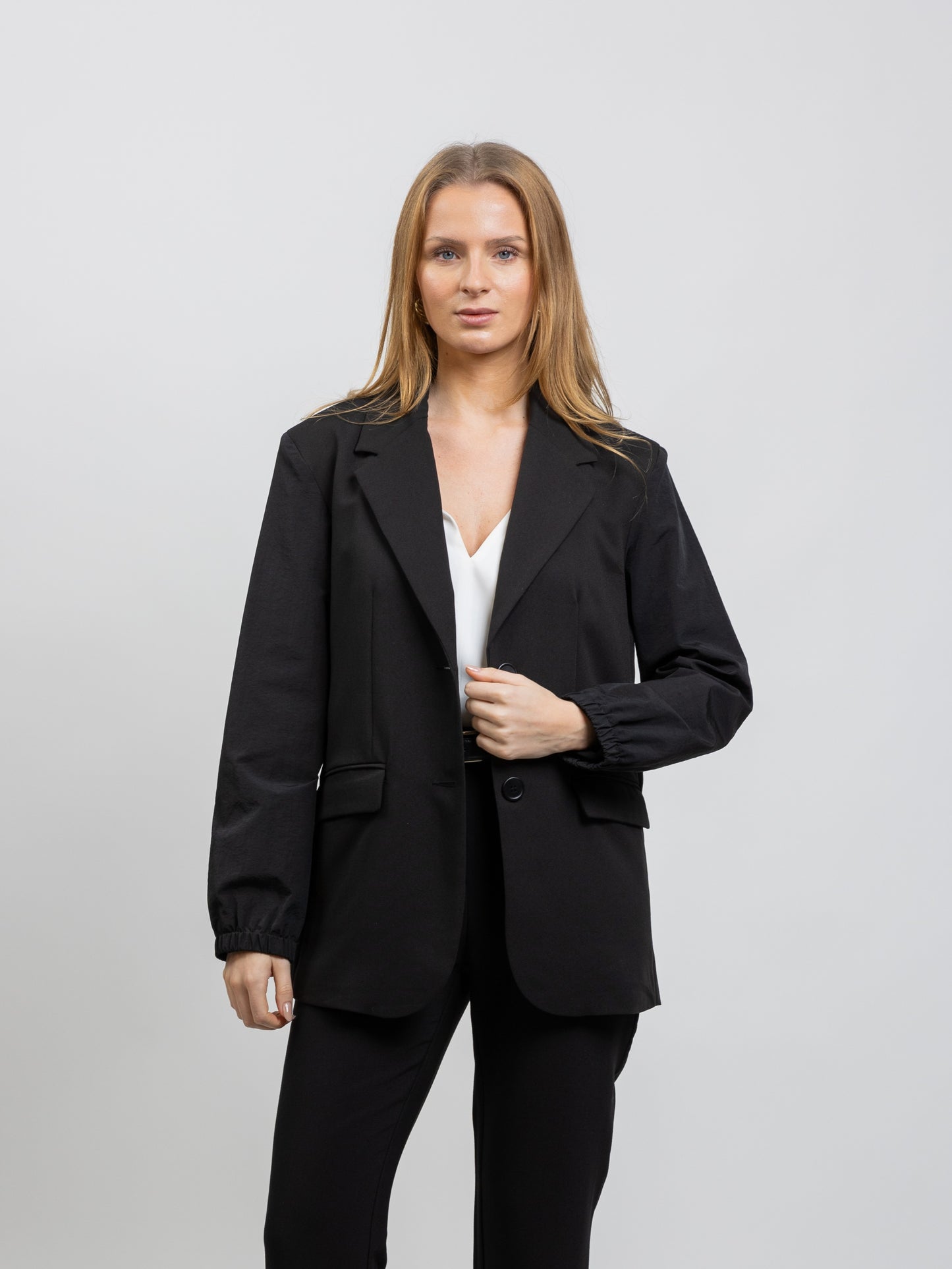 LE BLAZER BI-MATIÈRE