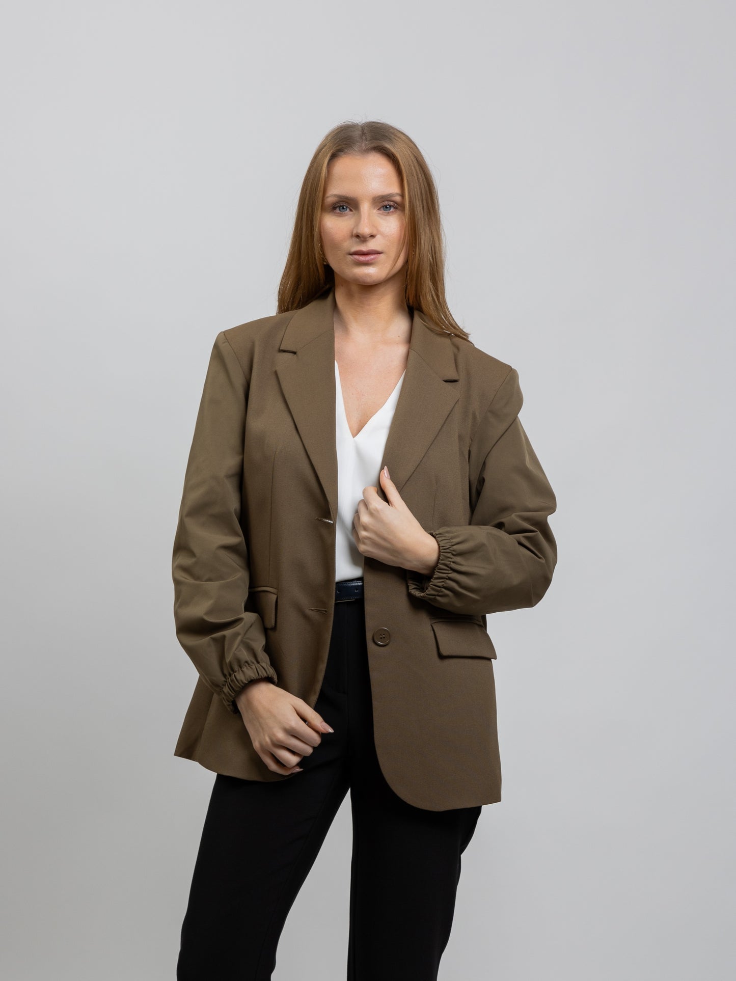 LE BLAZER BI-MATIÈRE