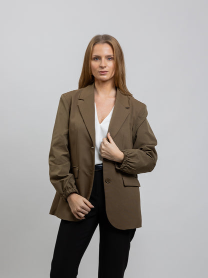 LE BLAZER BI-MATIÈRE