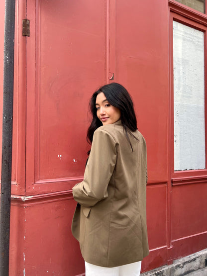 LE BLAZER BI-MATIÈRE