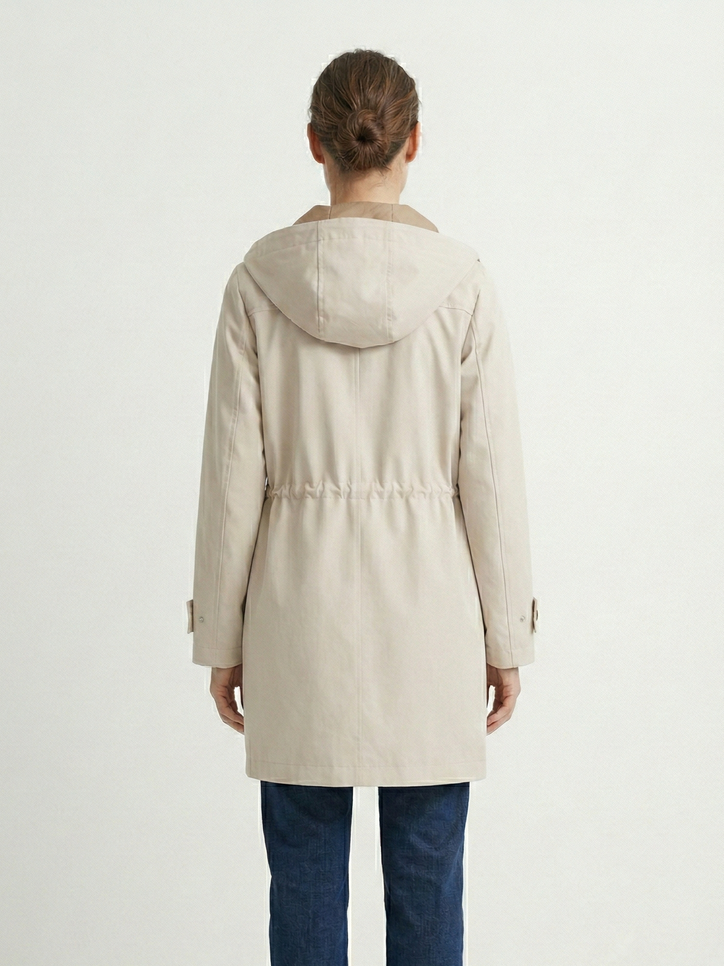 PARKA MI-LONGUE A CAPUCHE