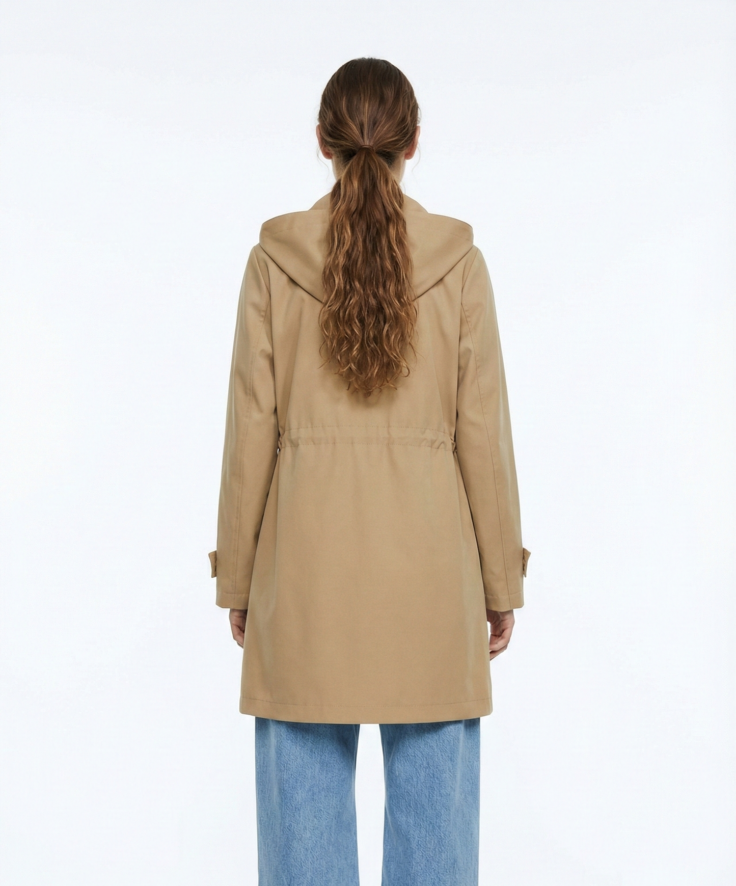 PARKA MI-LONGUE A CAPUCHE