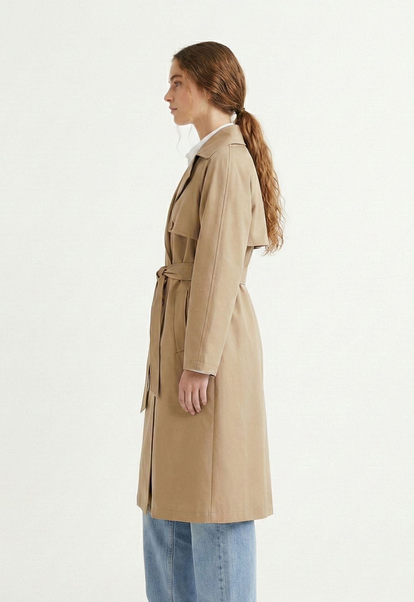 TRENCH LONG A CEINTURE