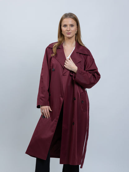 TRENCH LONG A CEINTURE