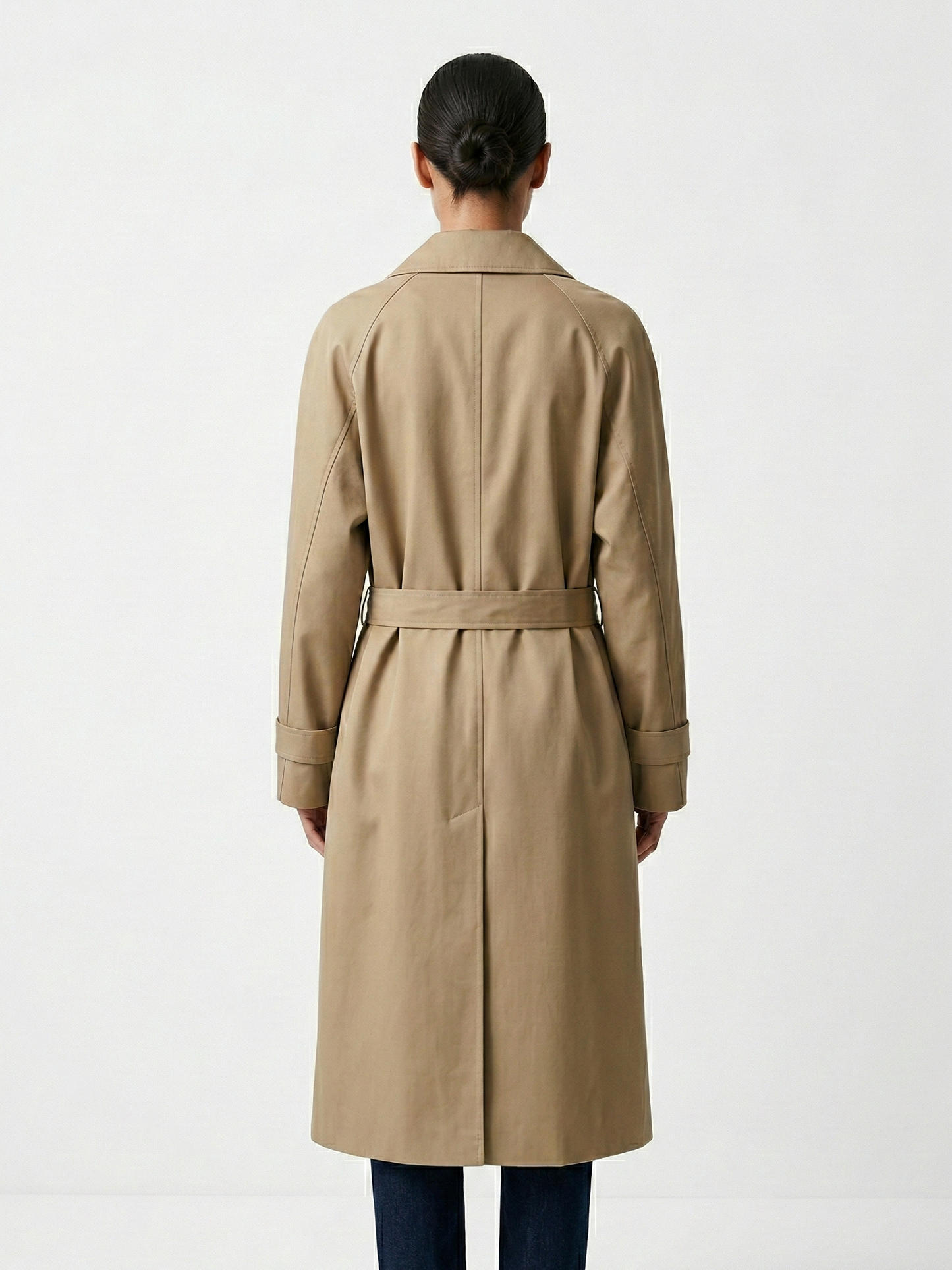 TRENCH IMPERMÉABLE EN COTON MÉLANGE