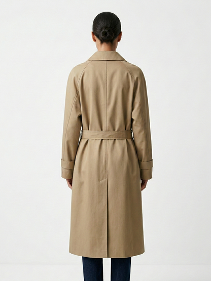 TRENCH IMPERMÉABLE EN COTON MÉLANGE
