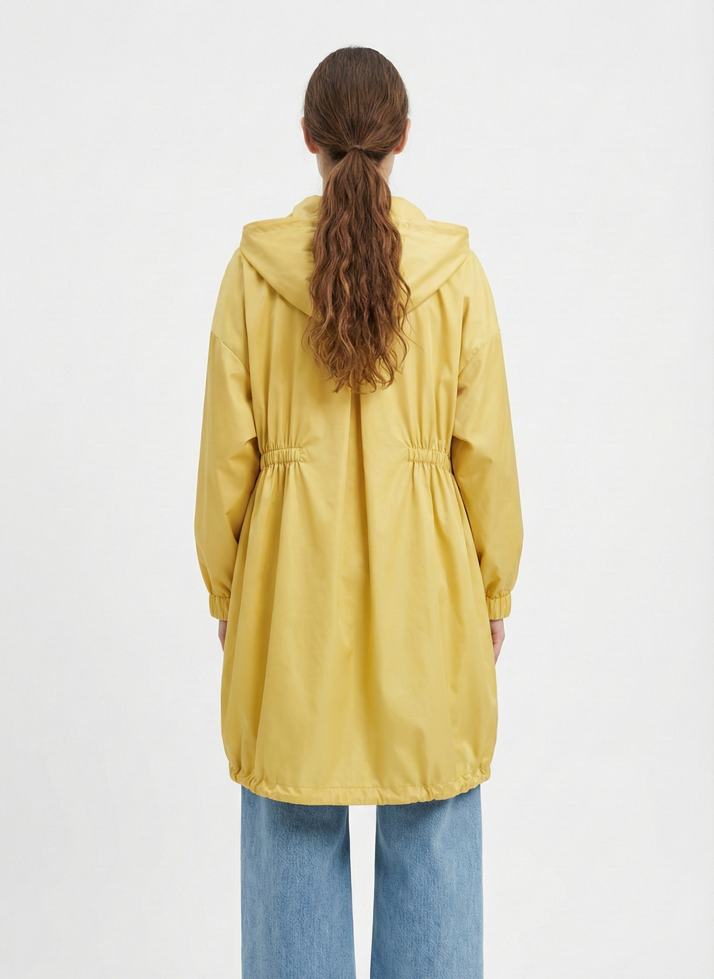 PARKA SATINÉE À CAPUCHE