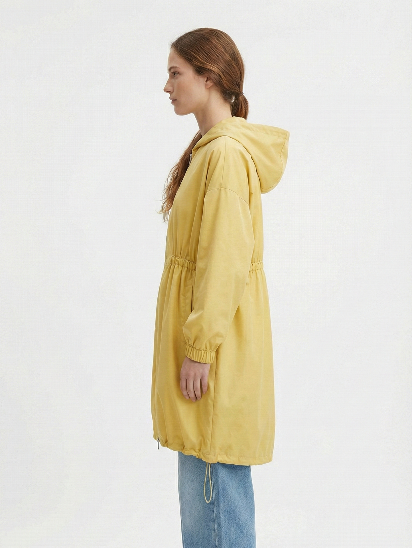 PARKA SATINÉE À CAPUCHE