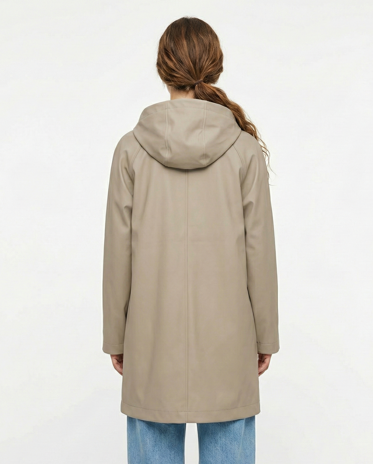 PARKA MI-LONGUE IMPERMÉABLE Á CAPUCHE