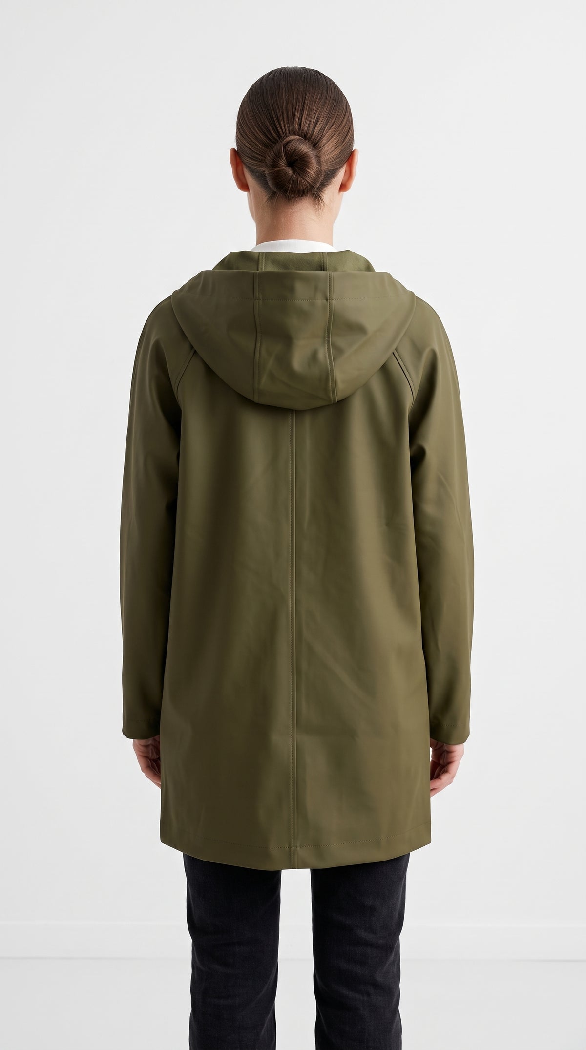 PARKA MI-LONGUE IMPERMÉABLE Á CAPUCHE