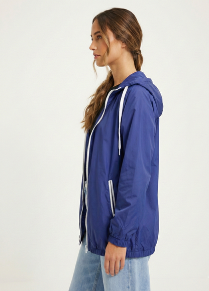 BLOUSON IMPERMÉABLE À CAPUCHE