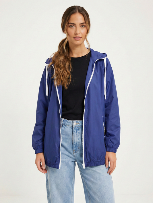 BLOUSON IMPERMÉABLE À CAPUCHE
