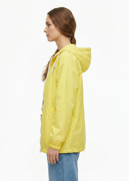 BLOUSON IMPERMÉABLE À CAPUCHE