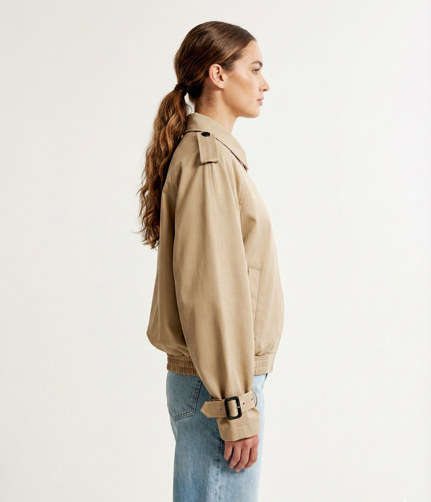 BLOUSON À DÉTAILS TRENCH