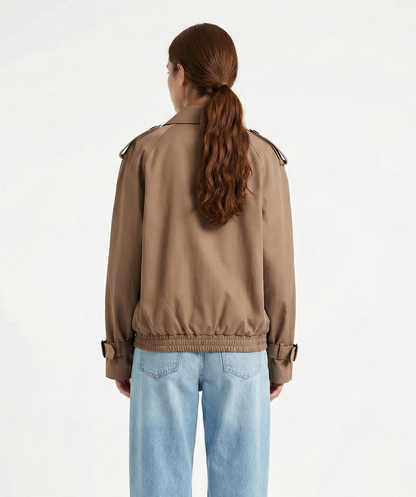 BLOUSON À DÉTAILS TRENCH