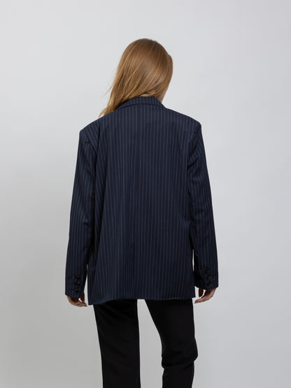 VESTE BLAZER À RAYURES TENNIS