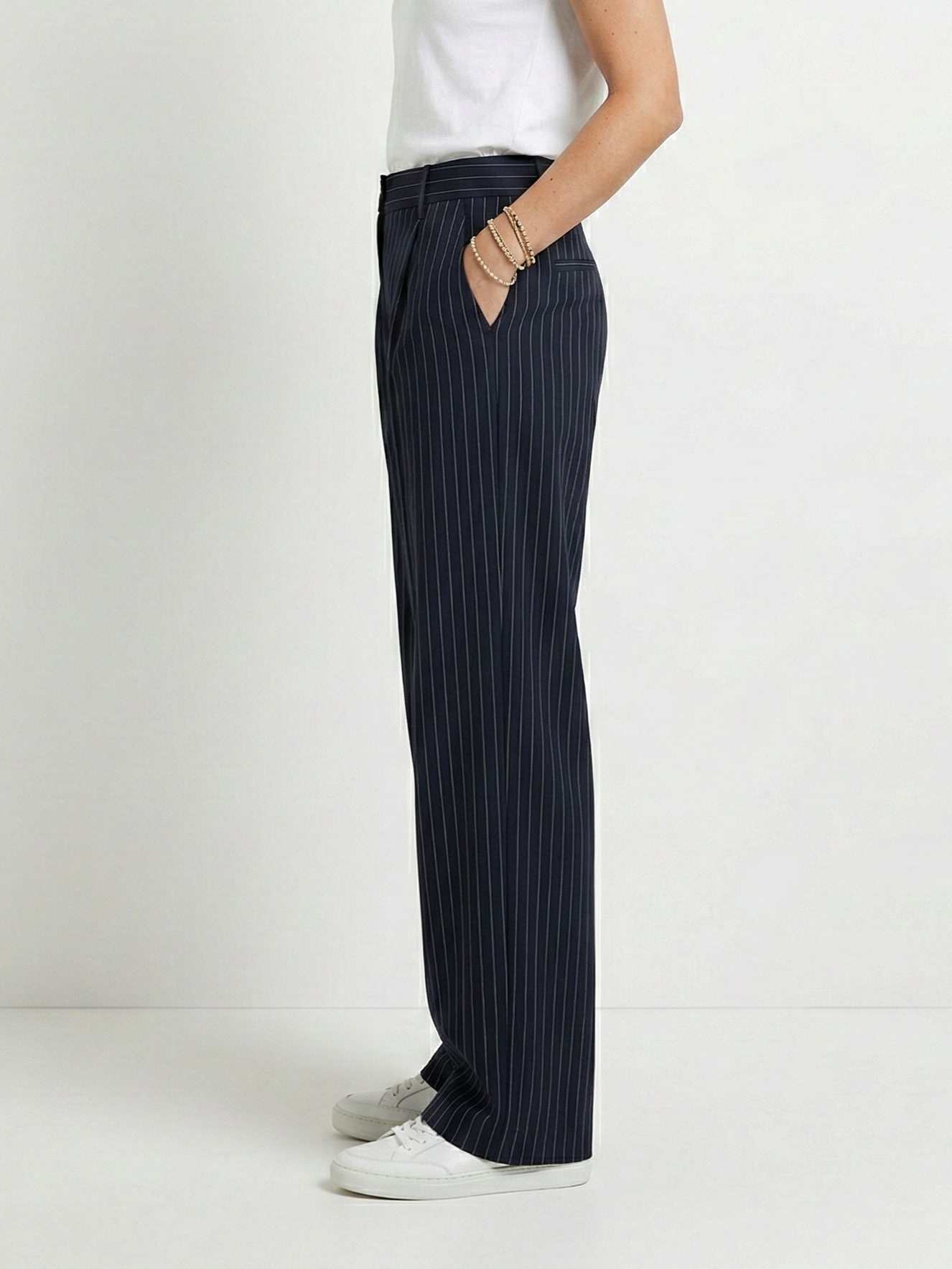 PANTALON DE COSTUME À RAYURES TENNIS
