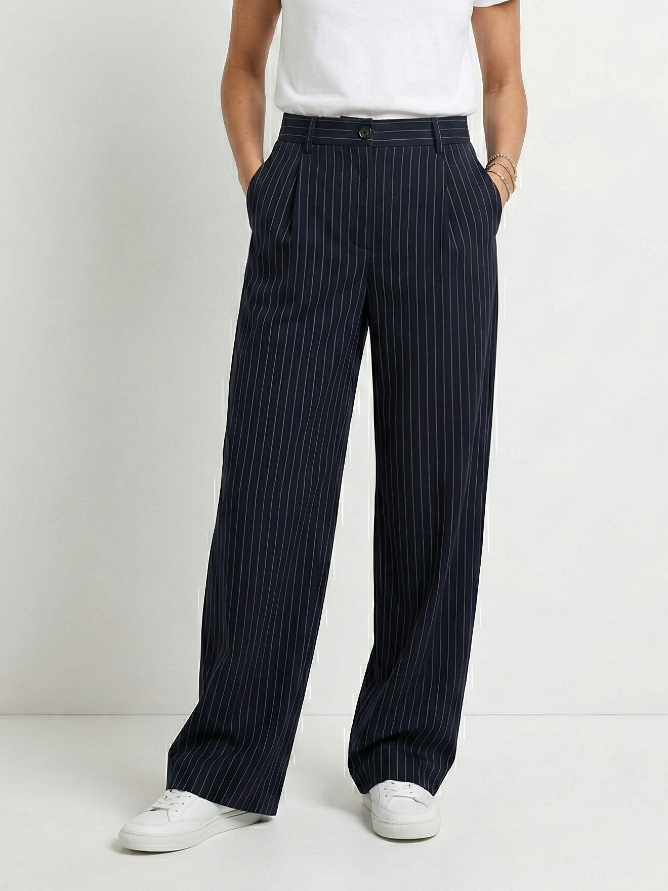 PANTALON DE COSTUME À RAYURES TENNIS