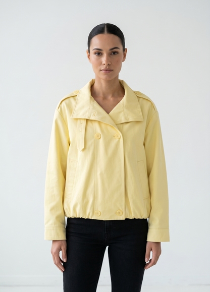 BLOUSON BOMBARDIER EN SIMILICUIR