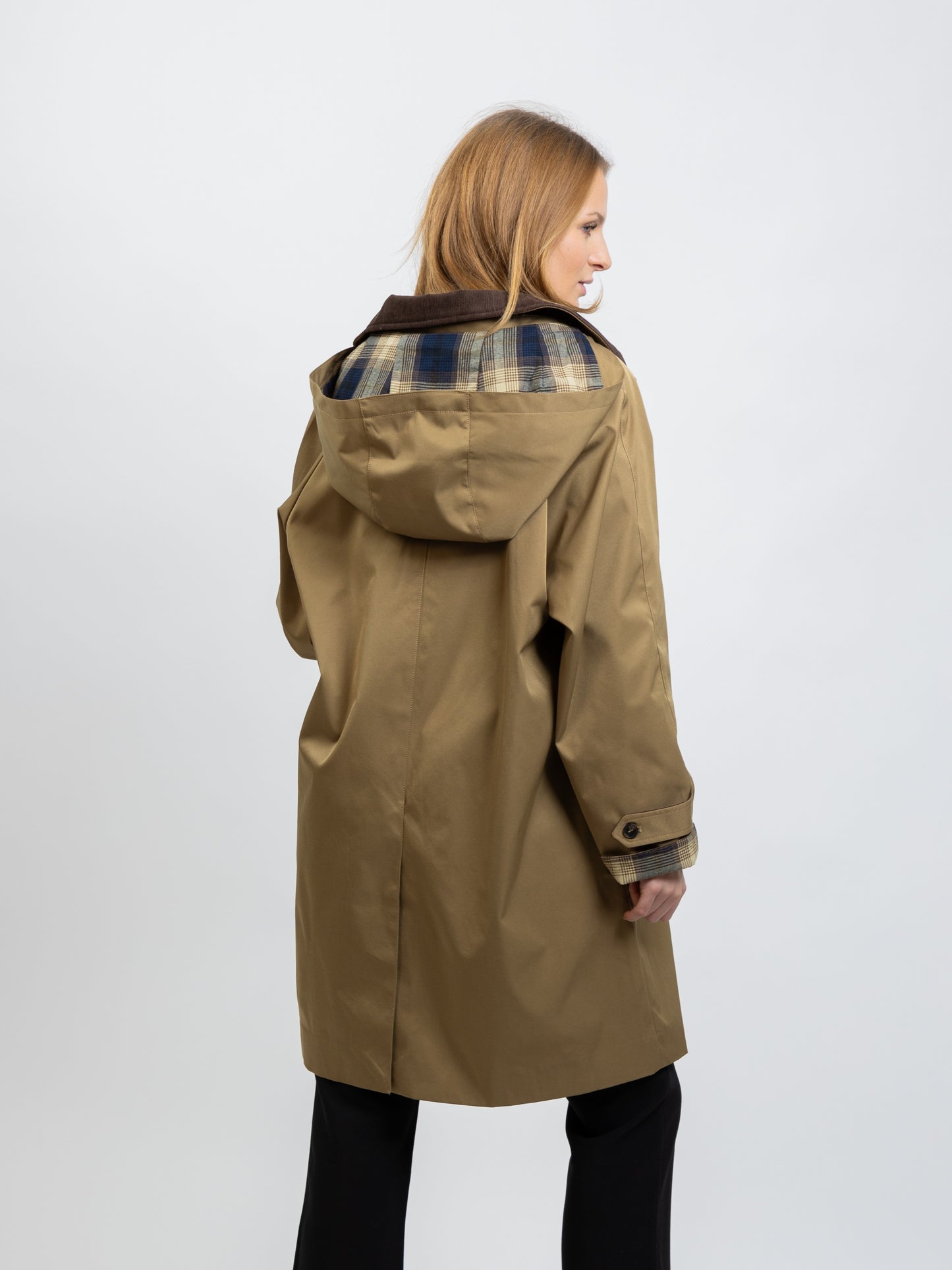 PARKA DOUBLURE CARREAUX AVEC CAPUCHE