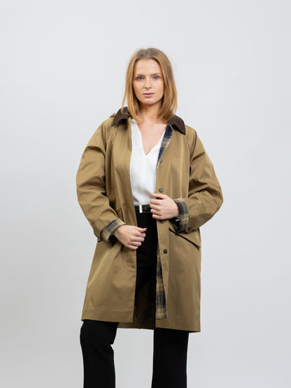 PARKA DOUBLURE CARREAUX AVEC CAPUCHE
