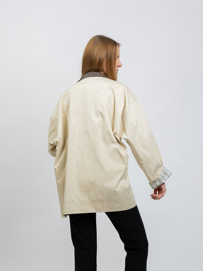 PARKA REVERSIBLE À CARREAUX