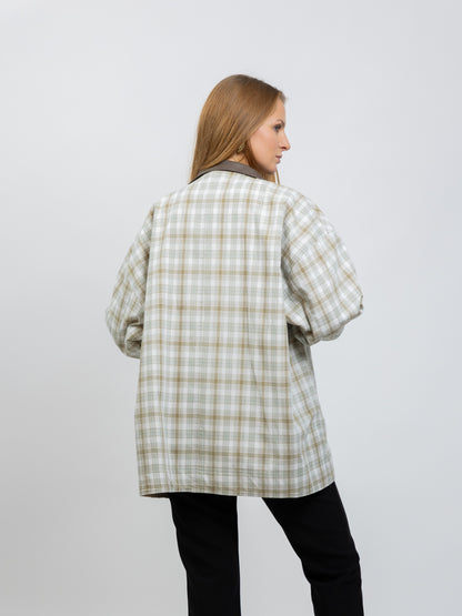 PARKA REVERSIBLE À CARREAUX