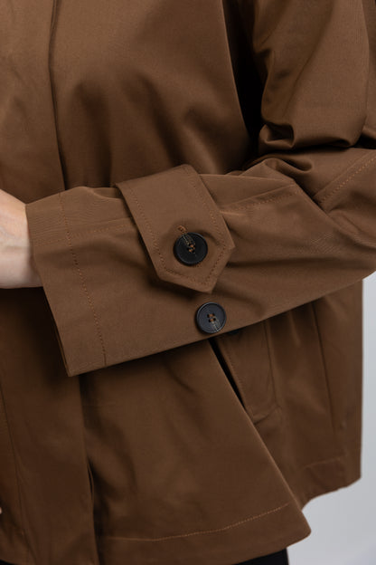 TRENCH COURT COUPE CAPE