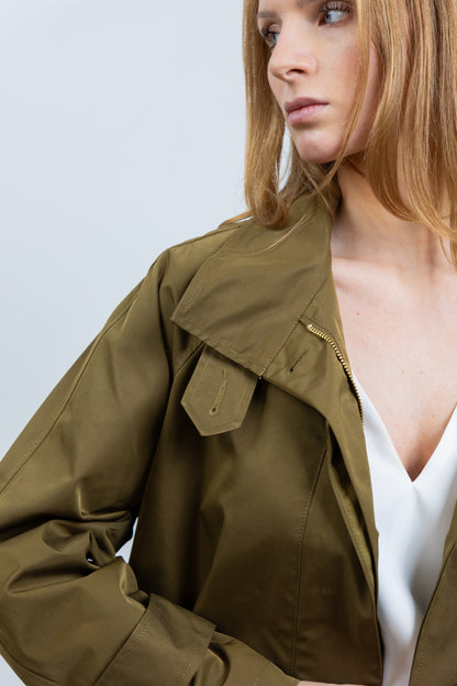 TRENCH COURT COUPE CAPE