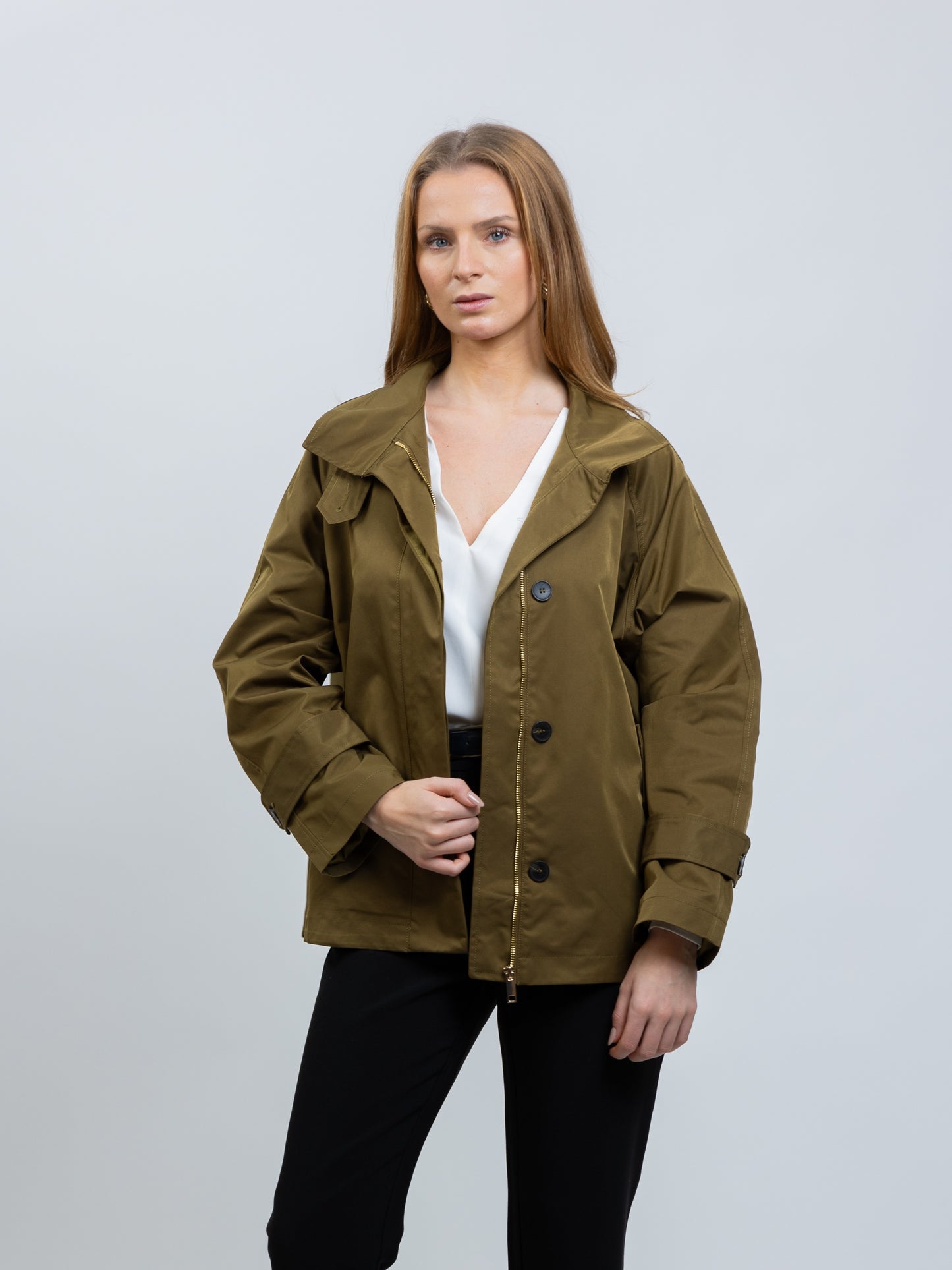 TRENCH COURT COUPE CAPE
