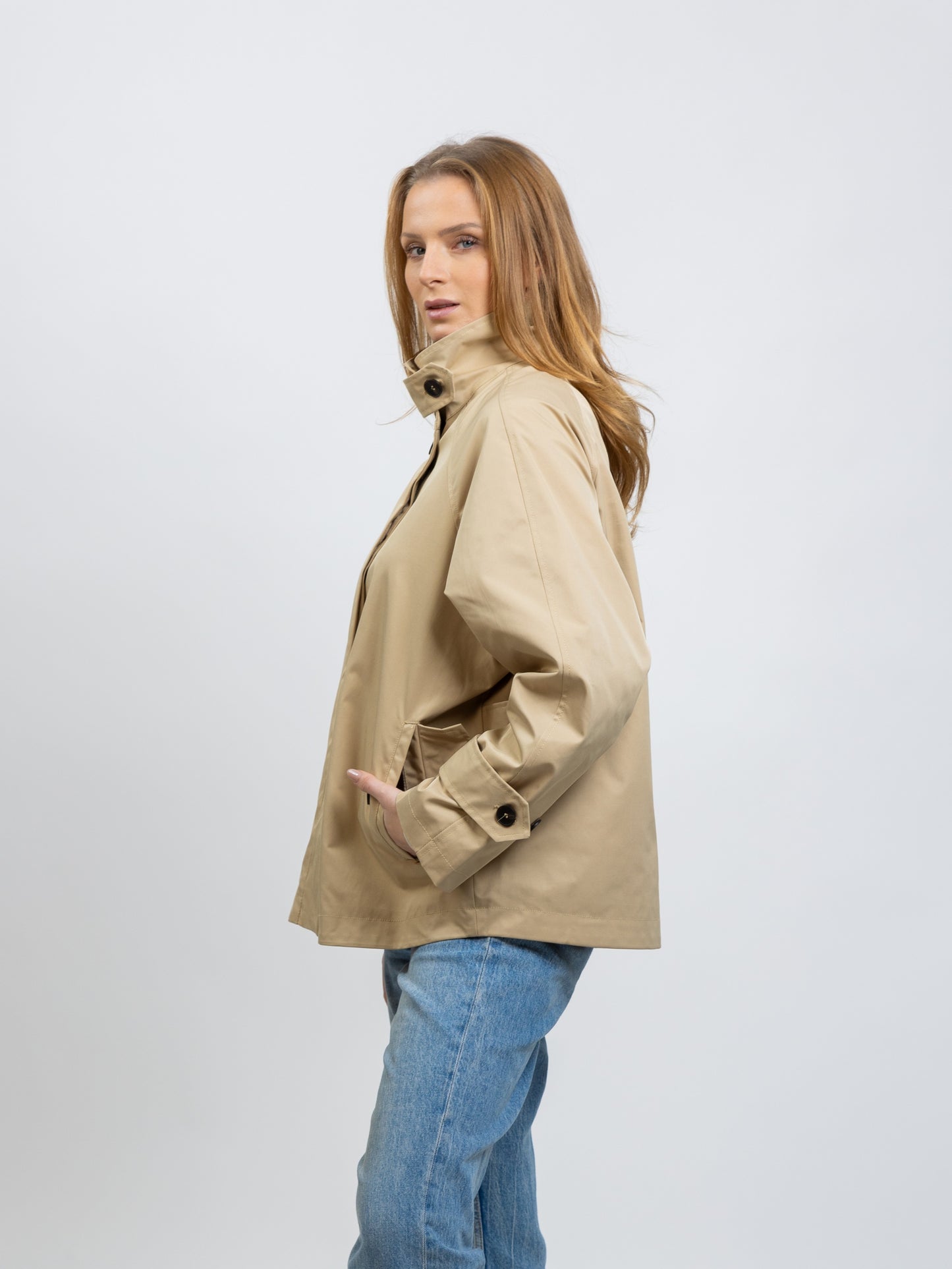 TRENCH COURT COUPE CAPE