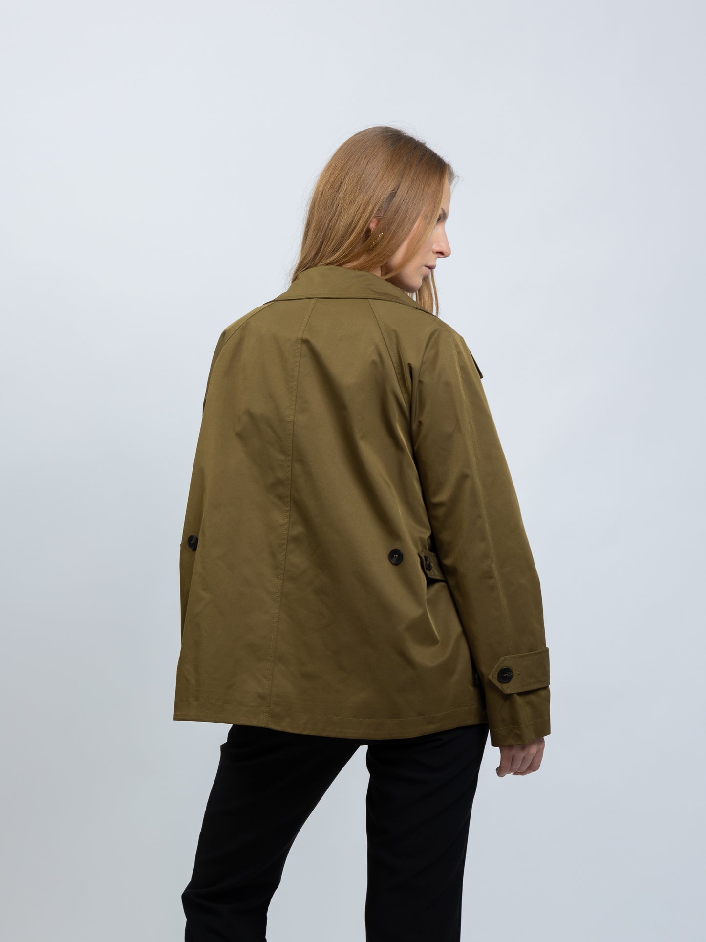 TRENCH COURT COUPE CAPE
