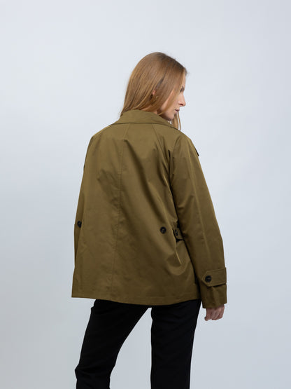 TRENCH COURT COUPE CAPE