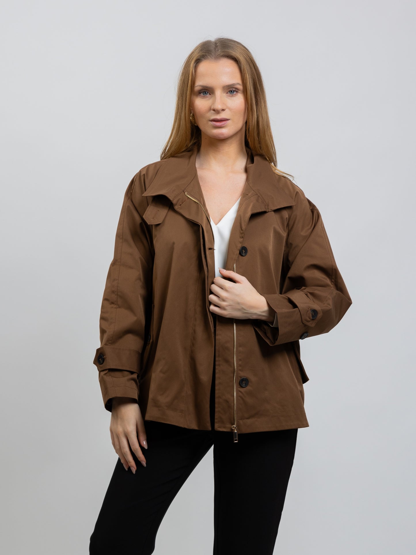 TRENCH COURT COUPE CAPE